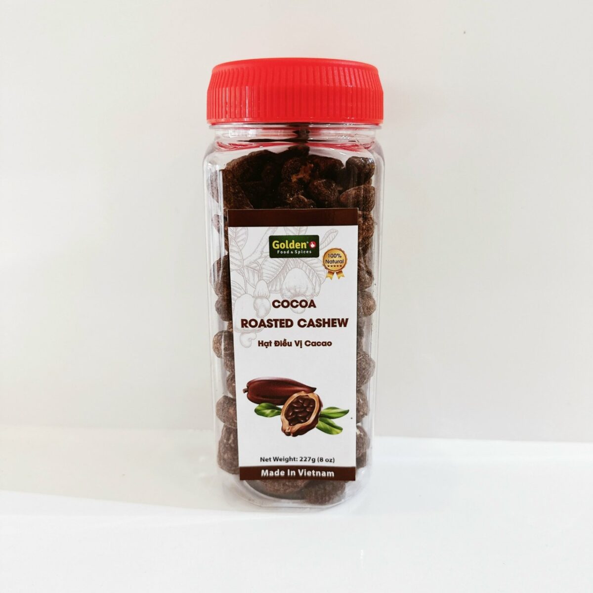 Cocoa Roasted Cashew - Hạt Điều Vị Cacao